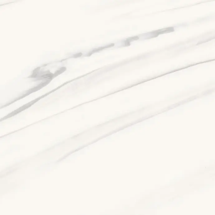 White marble with greige veins.| Mainland Stoneworks